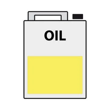Barrel of oil on white background Stock Illustration