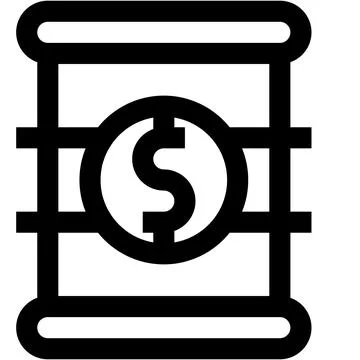 Barrel Price Vector Icon Design Illustration Stock Illustration