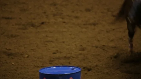 Barrel Racing Stock Footage 95822364