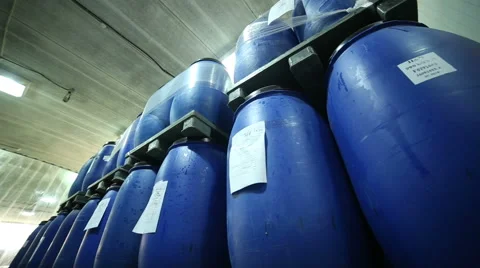 Barrel store with cosmetics Stock Footage 62810646