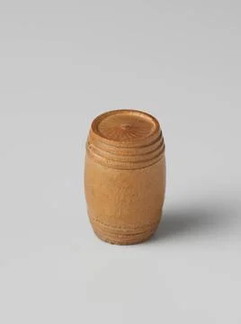 Barrel of turned, solid wood. A barrel of solid maple wood. Copyright: xpi... Stock Photos