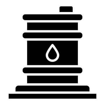 Barrel Vector Icon Design Illustration Stock Illustration