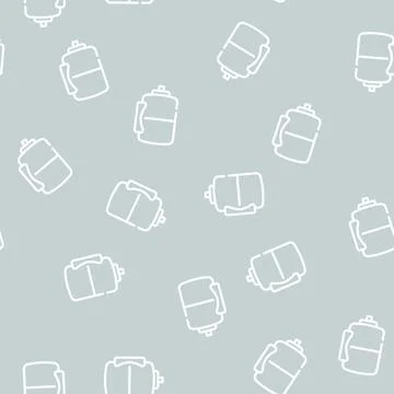Barrel with water line vector seamless pattern Stock Illustration