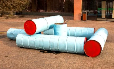 Barrels, cisterns Stock Photos