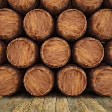 Barrels Stock Illustration