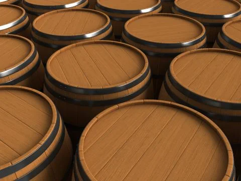 Barrels Stock Illustration