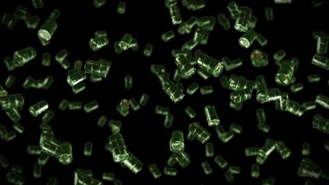 Barrels of oil falling on dark backgrounds and business trading commodity market Vídeos de archivo 334031098