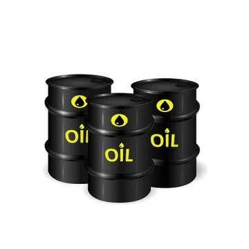 Barrels of oil Stock-Illustration