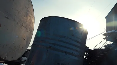 Barrels in sunshine Stock Footage 87081837