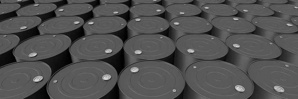 Barrels for technical liquids Ilustração Stock