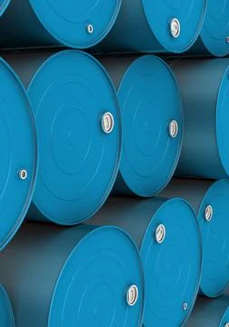 Barrels for technical liquids Ilustração Stock