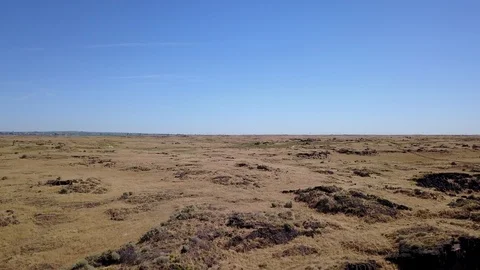 Barren dramatic landscape in Idaho Stock Footage 91918009