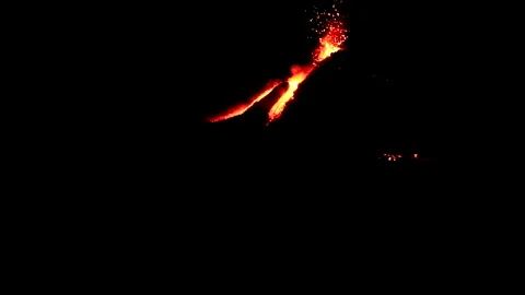 Barren Island Volcano Eruptions Stock Footage 321750432