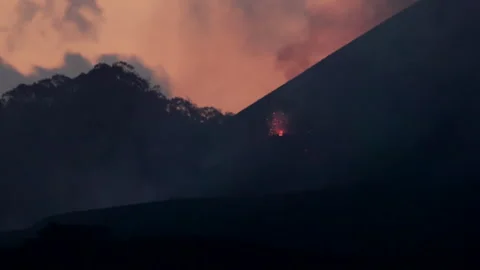 Barren Island Volcano Eruptions Stock Footage 321752014