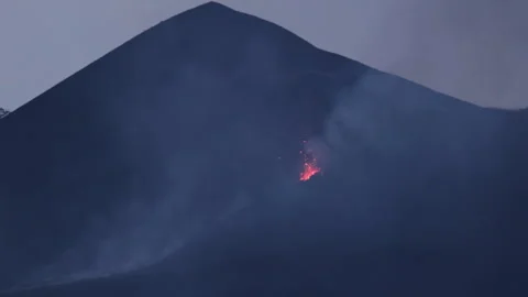 Barren Island Volcano Eruptions Stock Footage 321752224