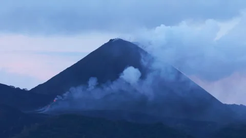 Barren Island Volcano Eruptions Stock Footage 321753400