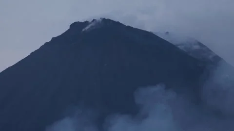 Barren Island Volcano Eruptions Stock Footage 321753646