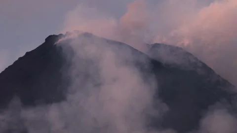 Barren Island Volcano Eruptions Stock Footage 321754022