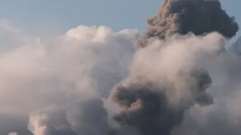 Barren Island Volcano Eruptions Stock Footage 321754785