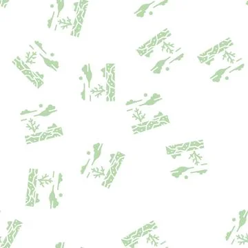 Barren land glyph seamless pattern Stockillustratie