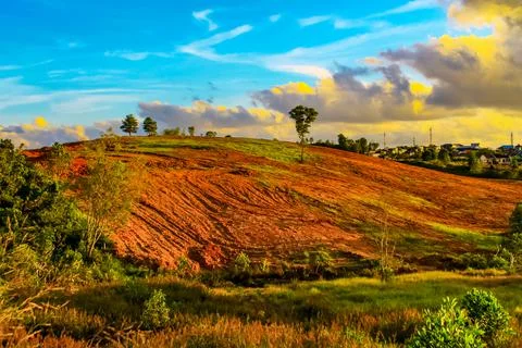 Barren land Stock Photos