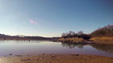 Barren River Lake Bed 2 HD Stock-Footage 33703065