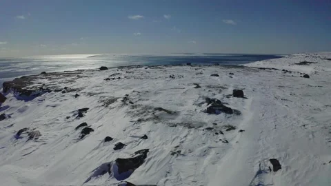 Barren Snowy Mountain Stock Footage 150837256