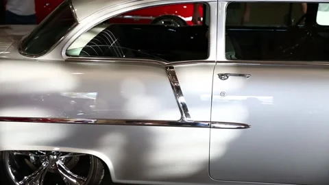 Barrett Jackson 70 Stock Footage 132123435