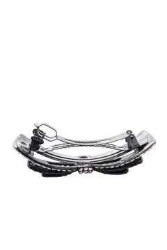 Barrette bow on a white background Stock Photos