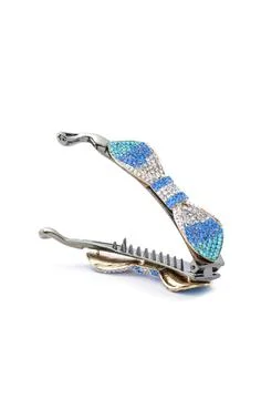 Barrette bow on a white background Stock Photos
