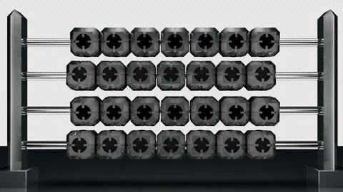 BARRICADE 18 Motion Background VJ Stock Footage 153289465