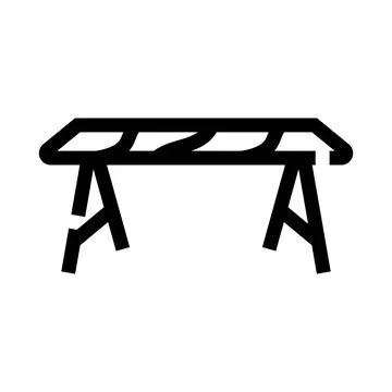 Barricade icon symbolizing road block and construction Illustrazione stock