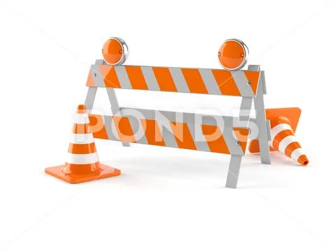 Barricade Stock Illustration