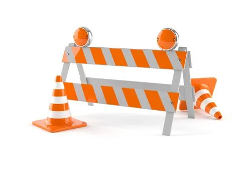 Barricade Stock Illustration