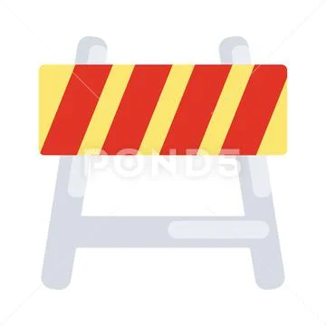 Barricade Stock Illustration