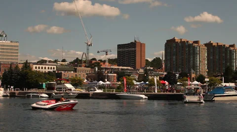 Barrie city view Video stock 27845480