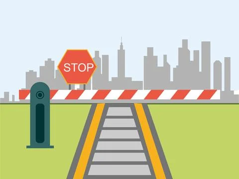 Barrier Concept Illustration Illustrazione stock
