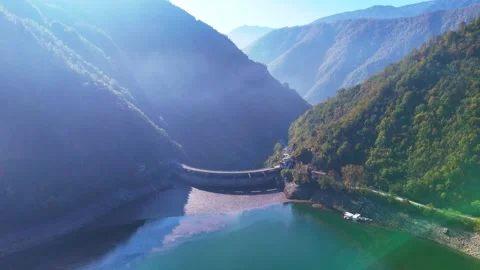 Barrier Holding Back the Waters Stock-Footage 313158977