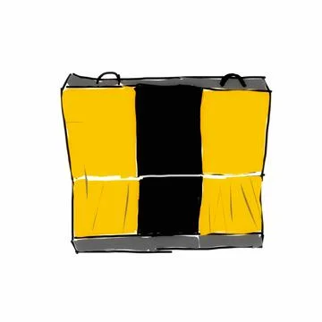 Barrier illustration Stock Illustration