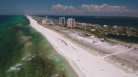 Barrier Island Beach Stock Footage 67728991