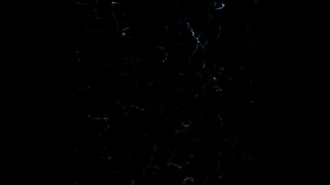 Barrier Lightning Electric Discharge Shield Atmospheric Layer On Black Stock Footage 338097199