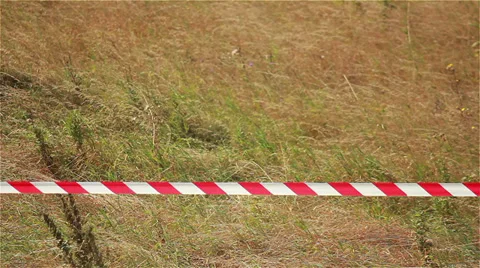 Barrier Tapes Stock-Footage 28457653