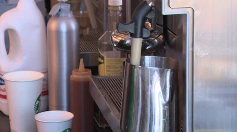Barrista making coffee Stock Footage 53302052