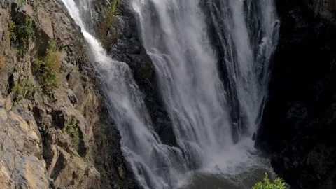 Barron Falls Deep Pool Stock Footage 168389360