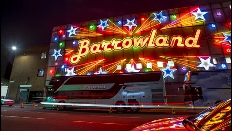 Barrowlands - Glasgow 스톡 동영상 122423398