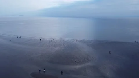 Barry Island Beach 스톡 동영상 245751477