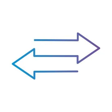 Bars chart in website gradient style icon vector design イラスト素材