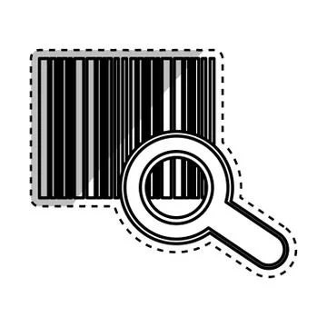 Bars code symbol Illustrazione stock