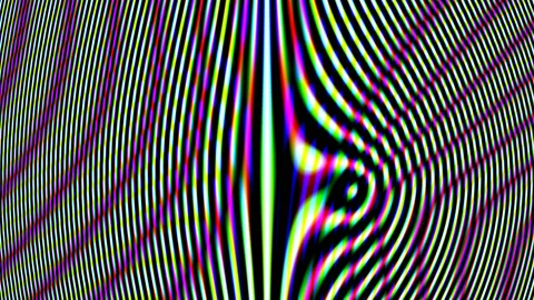 Bars of Color Washing Intense Pattern Warped 90s Effect Stock Footage 143173865