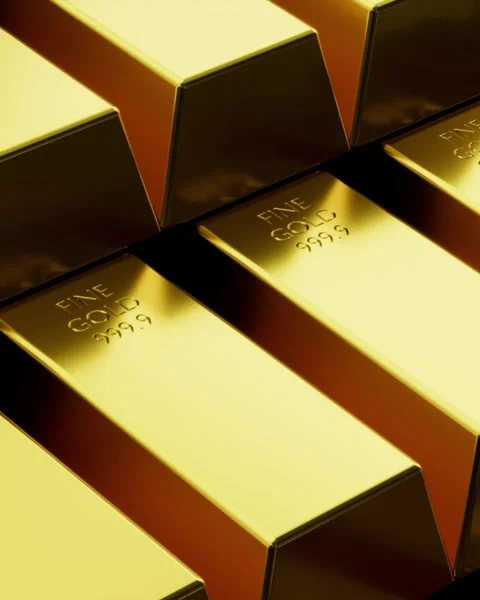 Bars of gold background Video stock 331321512